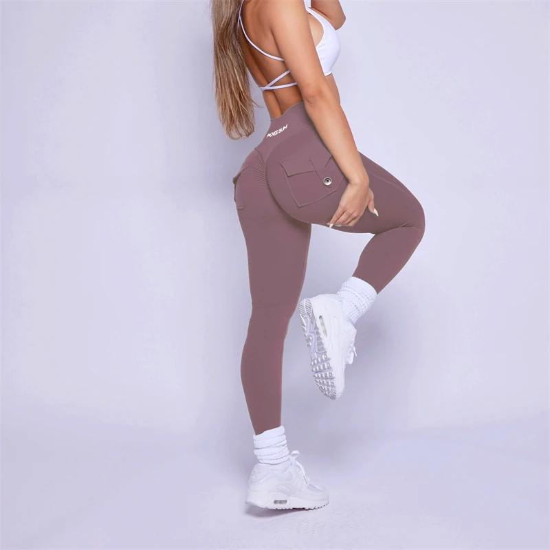 High Waist Yoga Leggings with Pockets Perfect for Casual Wear or Workout